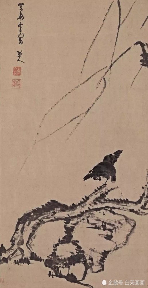 影响后世众多名家的“白眼”画家，八大山人 名人名家 第2张