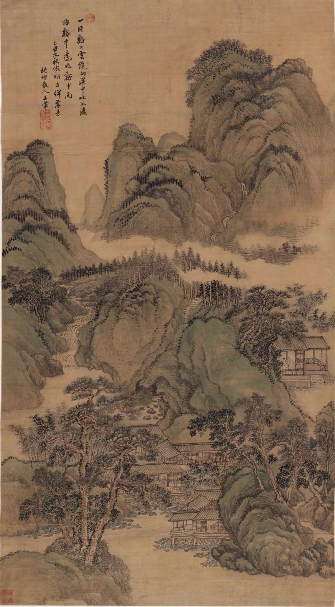 清代画家王翚高清山水画作品欣赏 名人名家 第9张