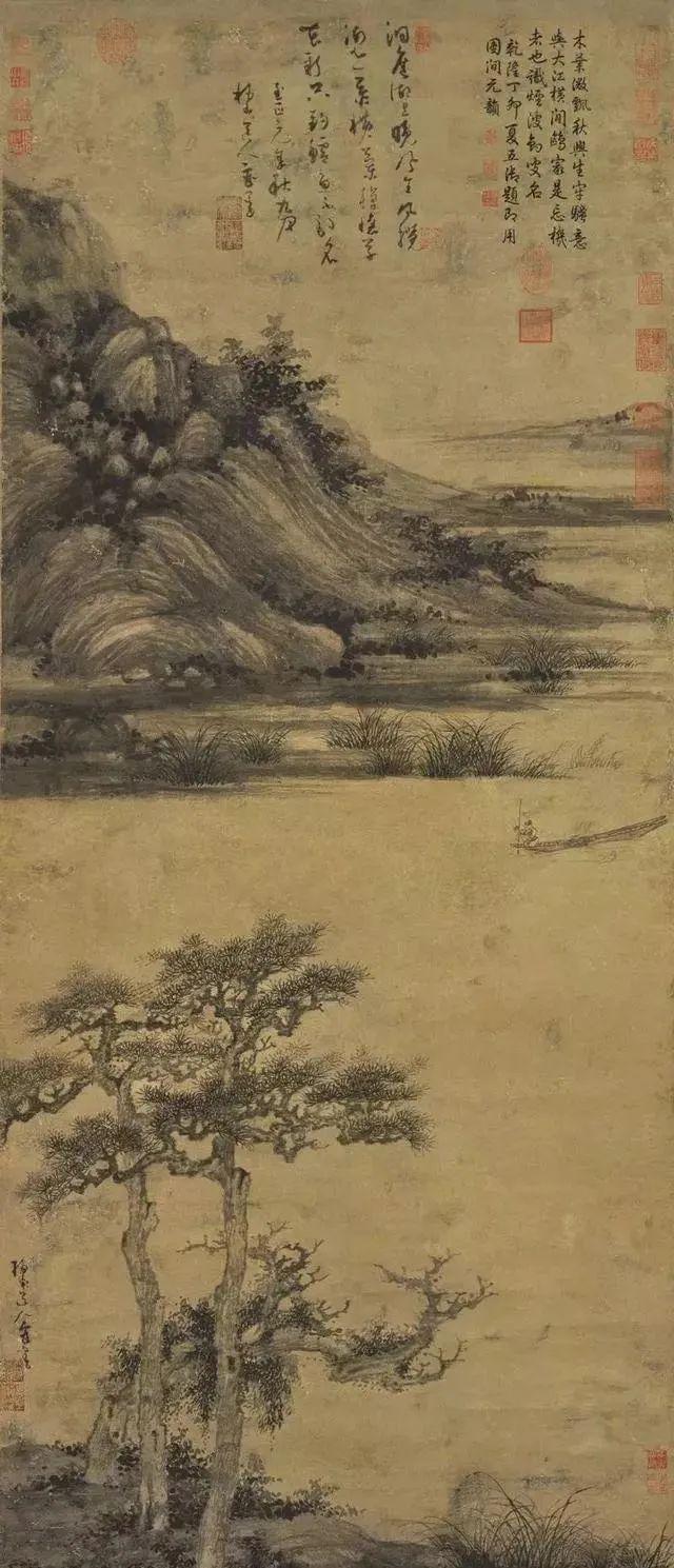 吴镇：“五墨齐备”的元代用墨宗师 名人名家 第5张