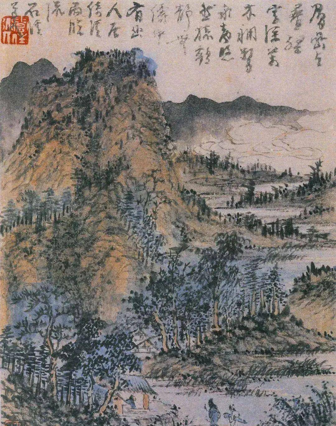髡残论画：从来泼墨是抛空，唾落成花默默中 名人名家 第7张