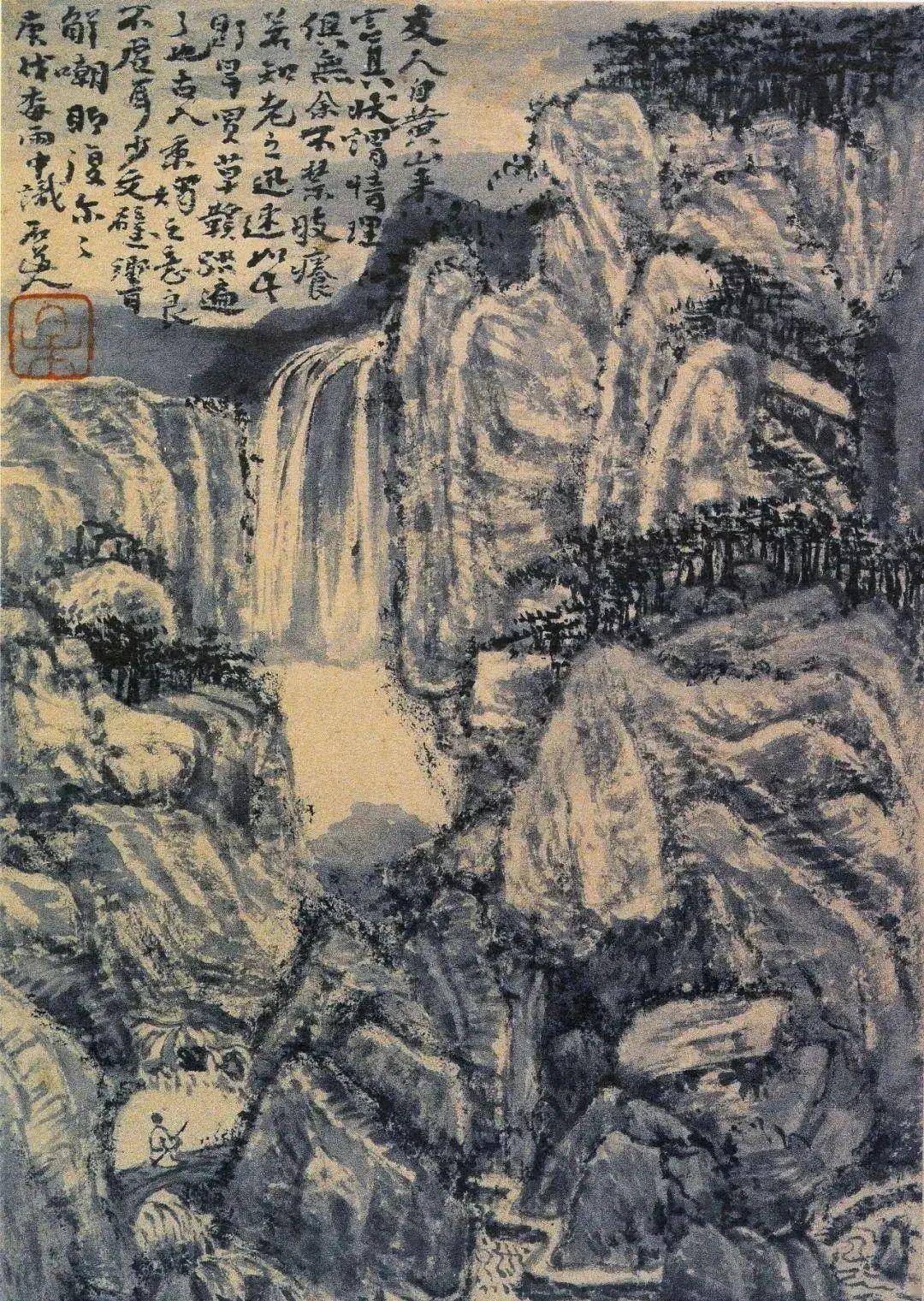 髡残论画：从来泼墨是抛空，唾落成花默默中 名人名家 第14张