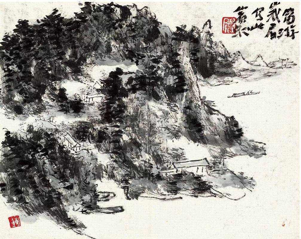 黄宾虹：蜀游峨眉山水册 名人名家 第9张