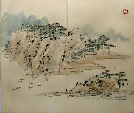 陈子庄的蜀山小景，令人醉心 名人名家 第4张