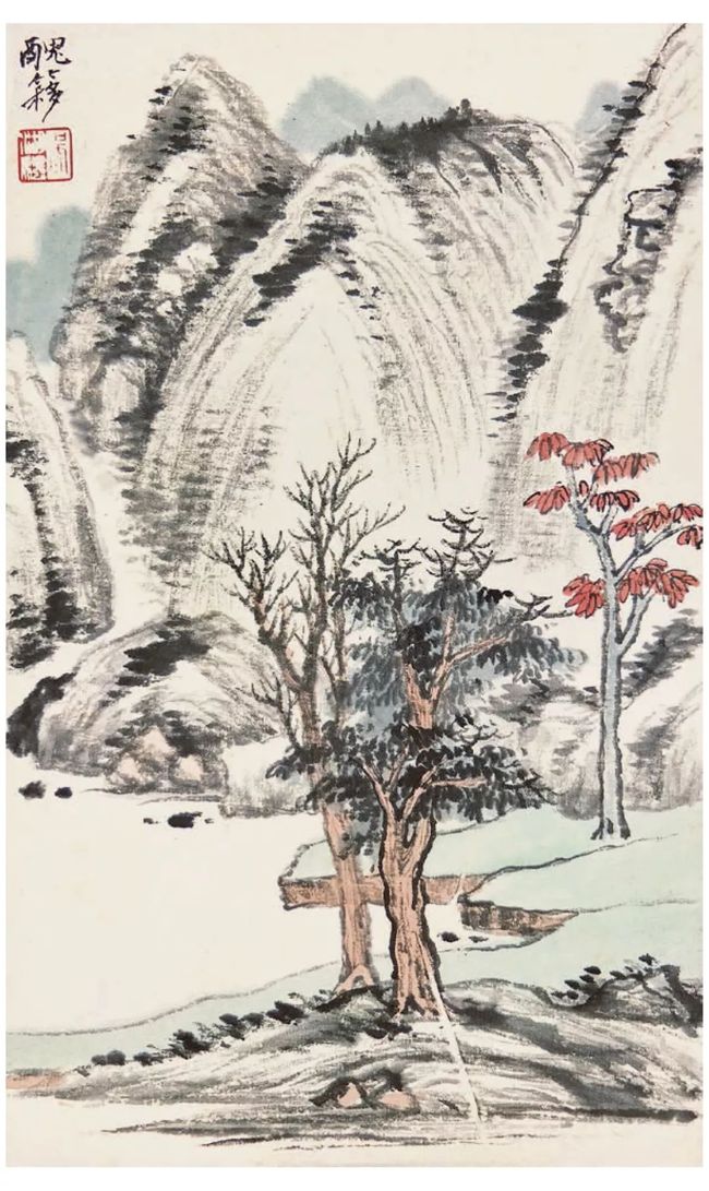 吴湖帆：山水画设色风格 名人名家 第22张