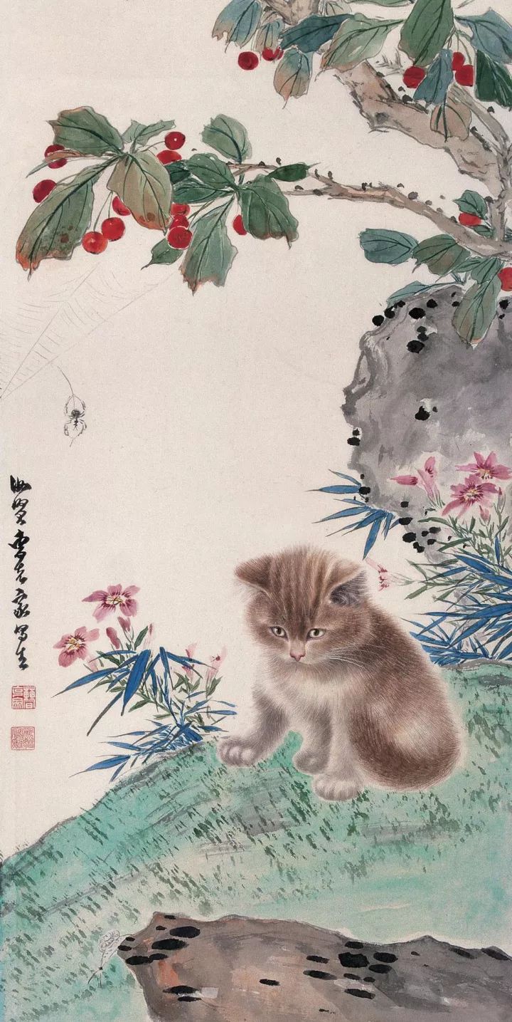 画猫一绝｜他笔下的猫们活泼精灵、人见人爱 名人名家 第38张