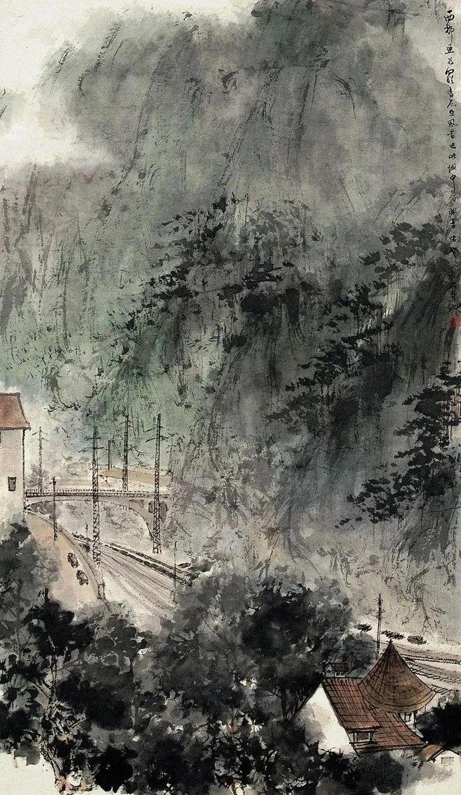 傅抱石：仅仅在纸上画山水画是没有出路的 名人名家 第3张