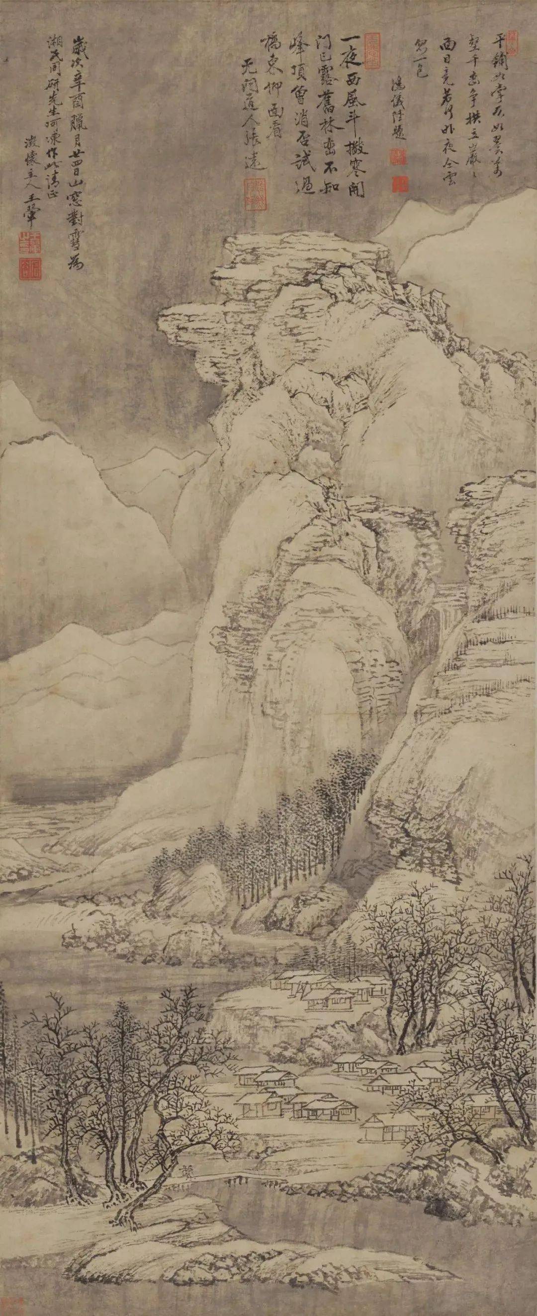 清代画家王翚高清山水画作品欣赏 名人名家 第5张