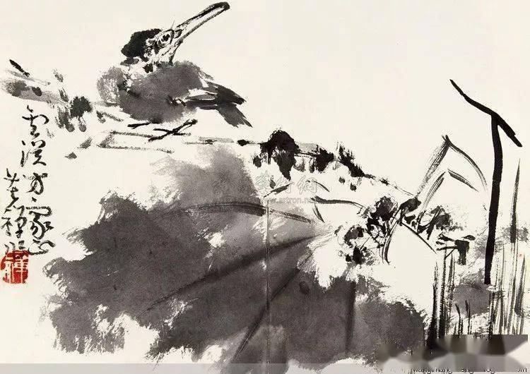 李苦禅画荷 名人名家 第30张