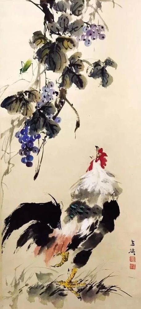 王雪涛画葡萄，令人垂涎 名人名家 第17张