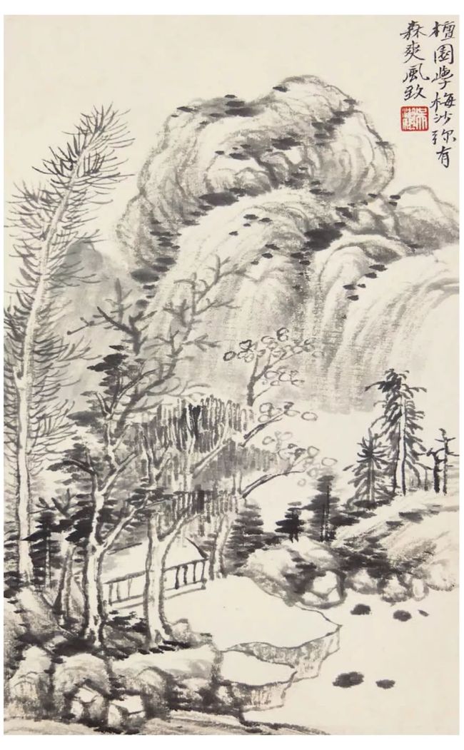 吴湖帆：山水画设色风格 名人名家 第25张