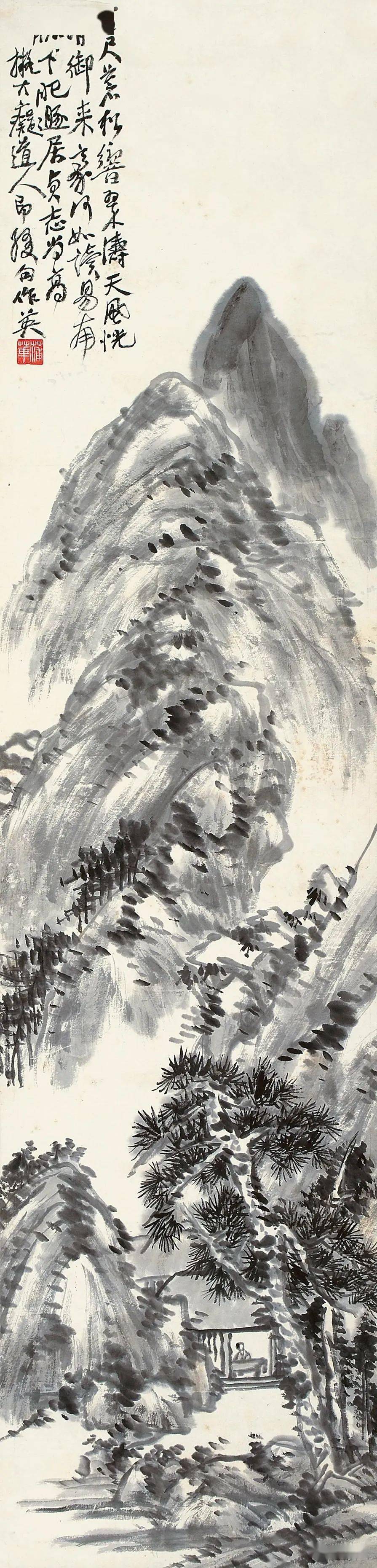 蒲华 笔下的山水：纵放恣肆，水墨淋漓 名人名家 第20张