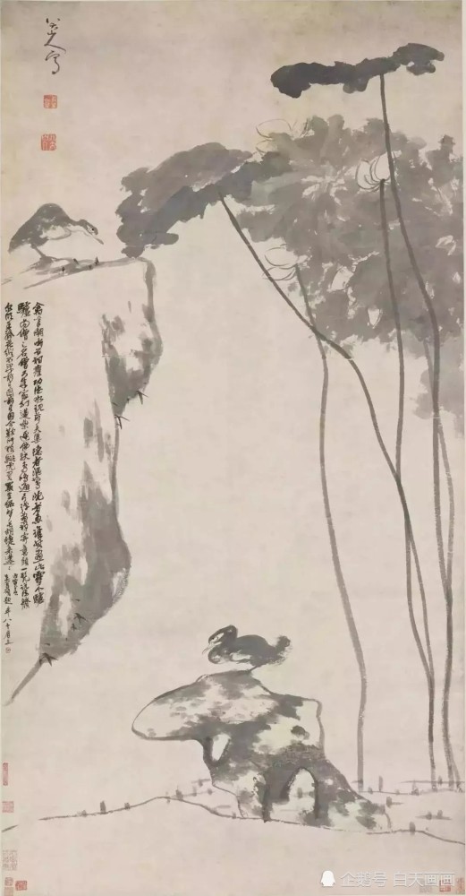 影响后世众多名家的“白眼”画家，八大山人 名人名家 第18张