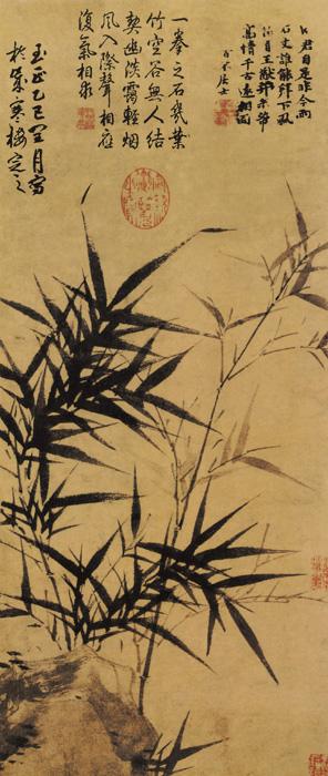 元代画家顾安的花鸟画 名人名家 第1张