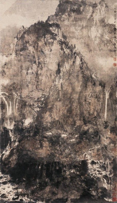 傅抱石——独创水景、雨景和抱石皴画法，山水画革新的又一巅峰 名人名家 第14张