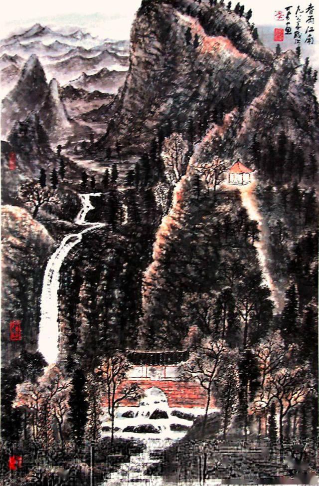 李可染笔下的绝美光影山水画 名人名家 第13张