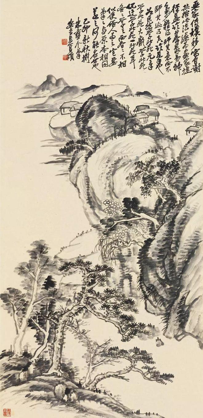 吴昌硕 燥中带润，润中带燥的笔道，很是让人佩服。 名人名家 第3张