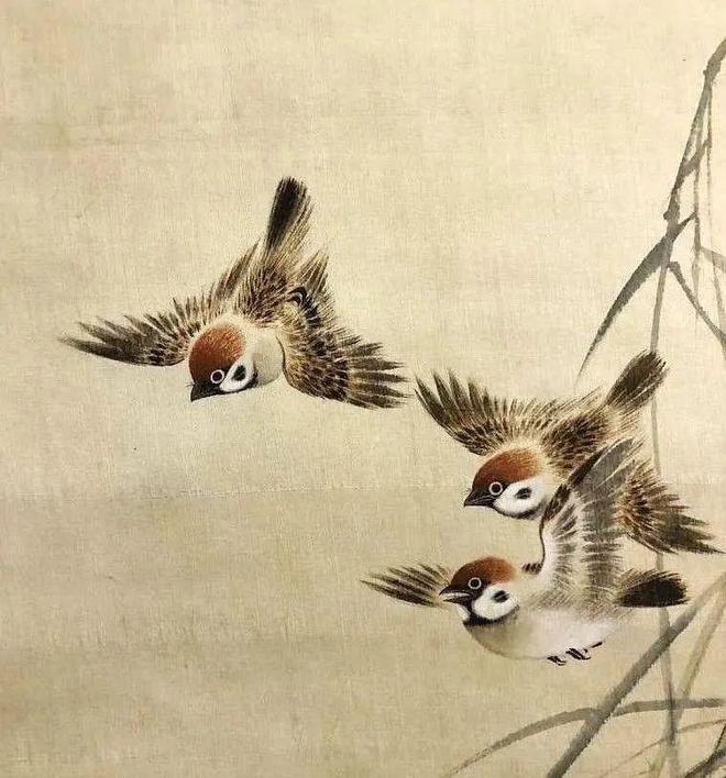 颜伯龙画笔下的麻雀 名人名家 第8张