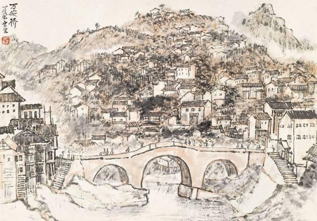 李可染笔下的绝美光影山水画 名人名家 第33张