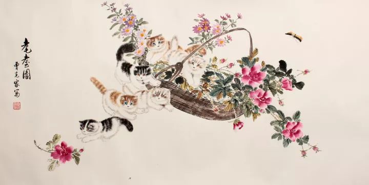 画猫一绝｜他笔下的猫们活泼精灵、人见人爱 名人名家 第13张
