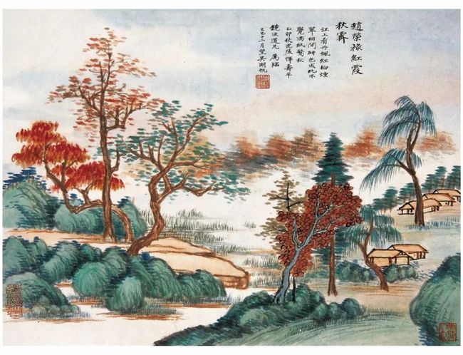 吴湖帆：山水画设色风格 名人名家 第8张