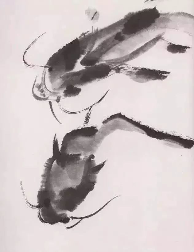 黄胄画鱼,寥寥几笔,墨韵淋漓! 名人名家 第12张-墨韵书香 黄胄画鱼,寥寥几笔,墨韵淋漓! 名人名家 第12张