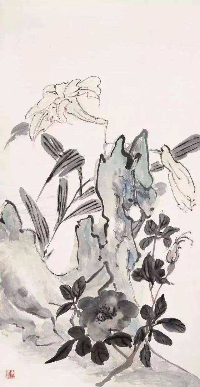 潘天寿：黄宾虹花鸟，有水流花放之妙 名人名家 第7张