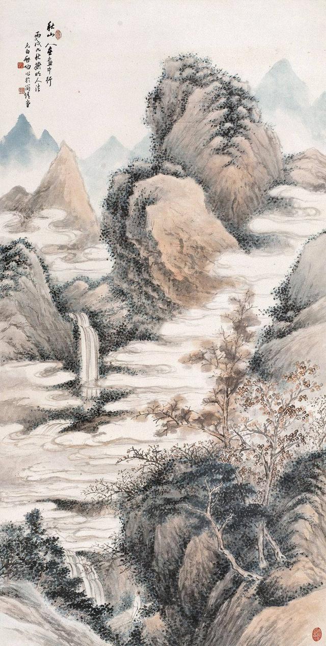启功山水画，大开眼界！ 名人名家 第3张
