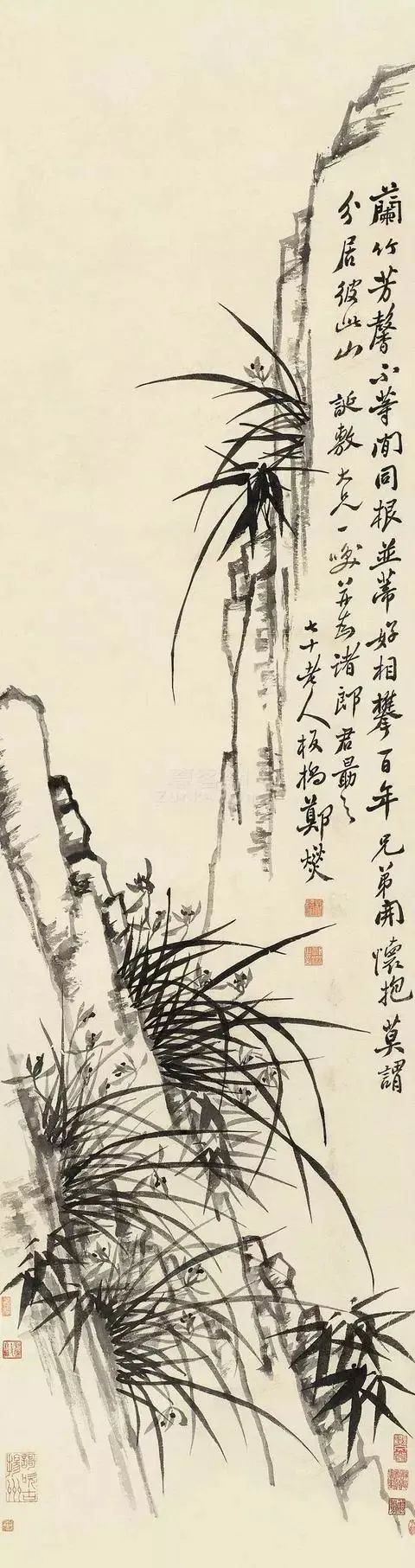 郑板桥画兰，画的是兰花之骨 名人名家 第18张