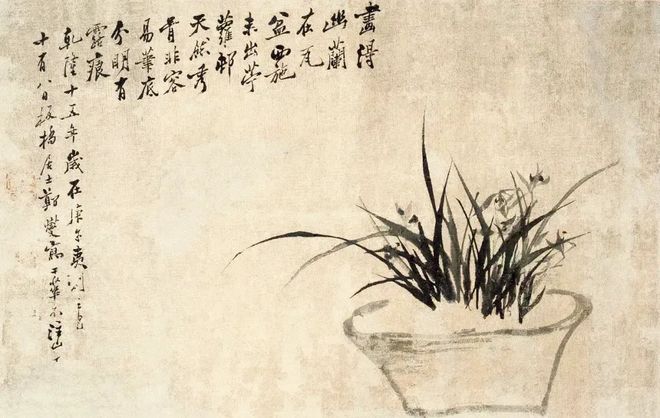郑板桥画兰，画的是兰花之骨 名人名家 第3张