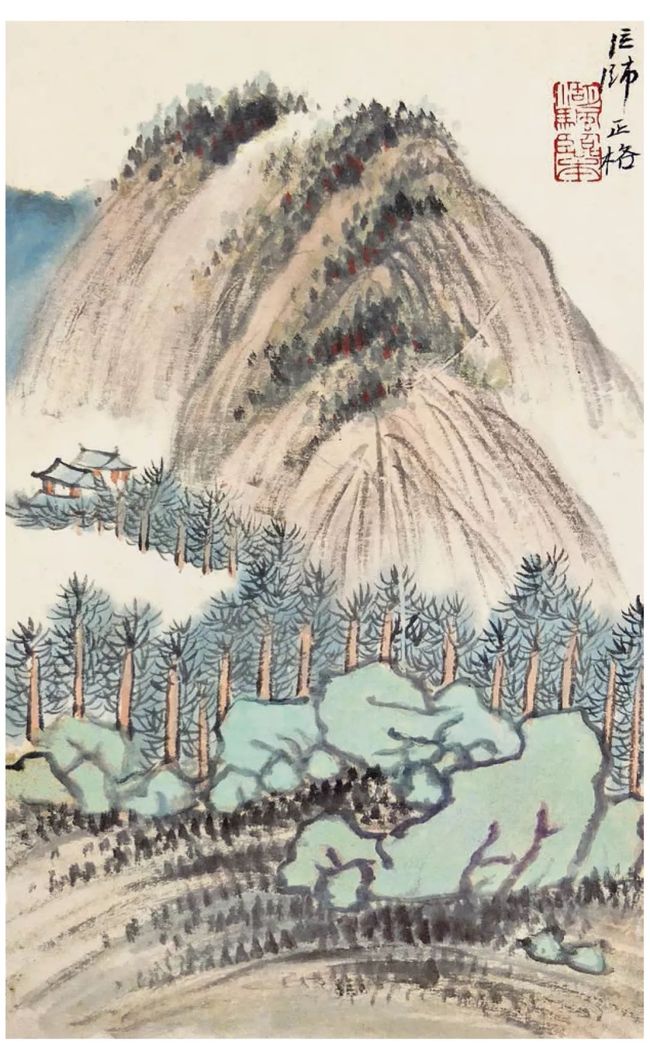 吴湖帆：山水画设色风格 名人名家 第26张