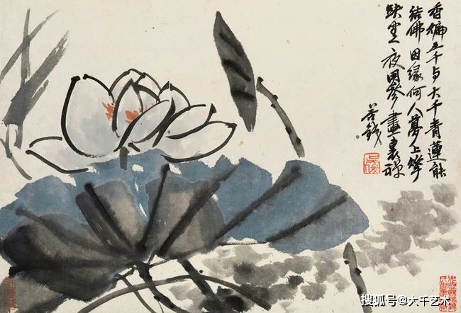 画家吴昌硕花卉册：笔随意转，状物传神 名人名家 第8张