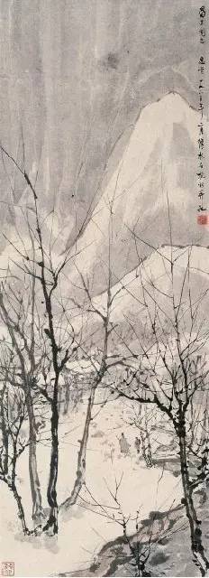 傅抱石——独创水景、雨景和抱石皴画法，山水画革新的又一巅峰 名人名家 第8张