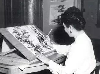 宋美龄的国画造诣及其山水画作欣赏 名人名家 第3张