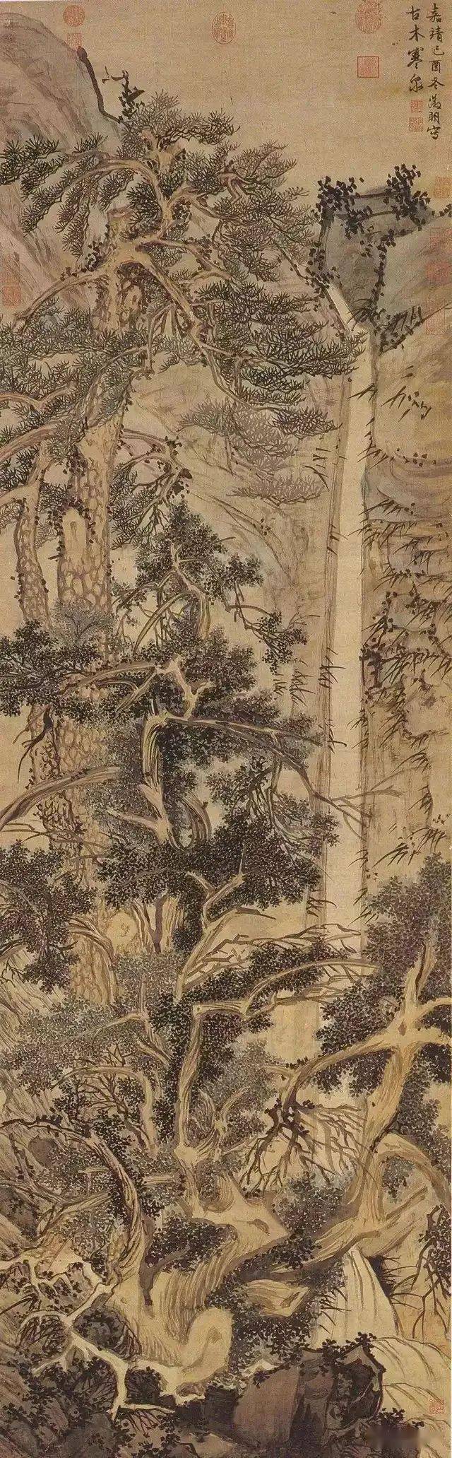 文徵明山水画合集 名人名家 第17张