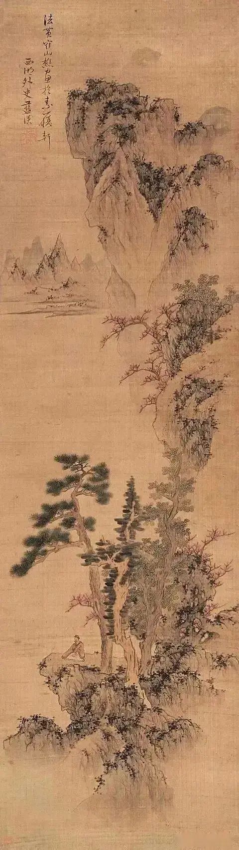 蓝瑛：崛起于江南,独开门派的绘画大师 名人名家 第9张