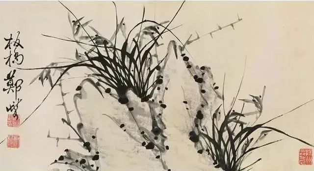 郑板桥画兰，画的是兰花之骨 名人名家 第12张