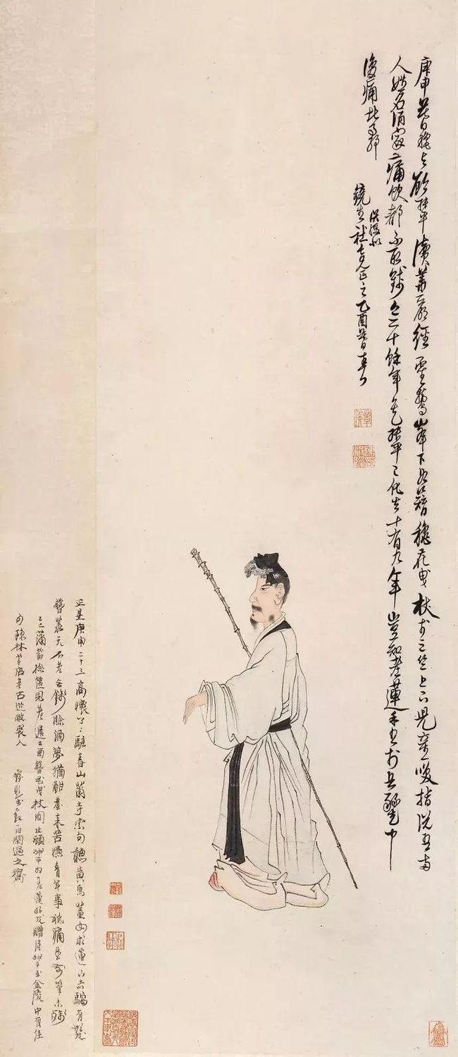 陈洪绶：性格怪僻，画亦怪异，却影响后世数百年 名人名家 第28张