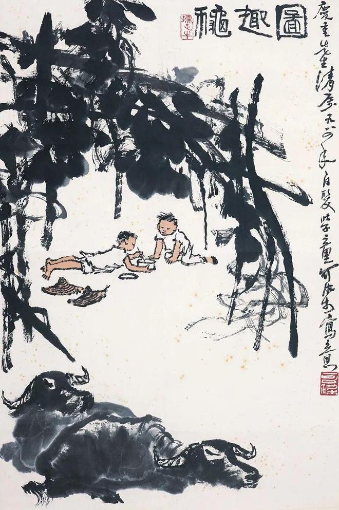 看李可染笔下秋趣图 名人名家 第18张