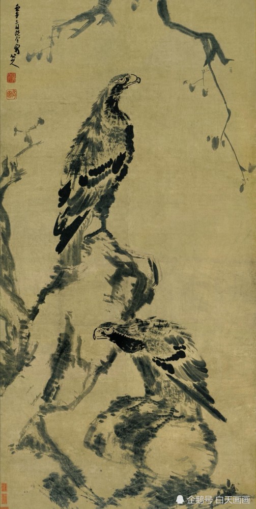 影响后世众多名家的“白眼”画家，八大山人 名人名家 第9张