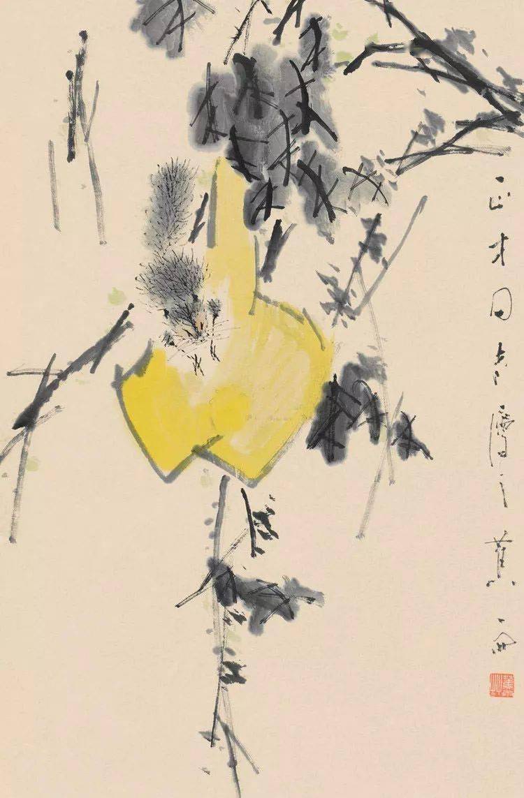 蕉雨：江寒汀大弟子，模仿虚谷出神入化 名人名家 第12张