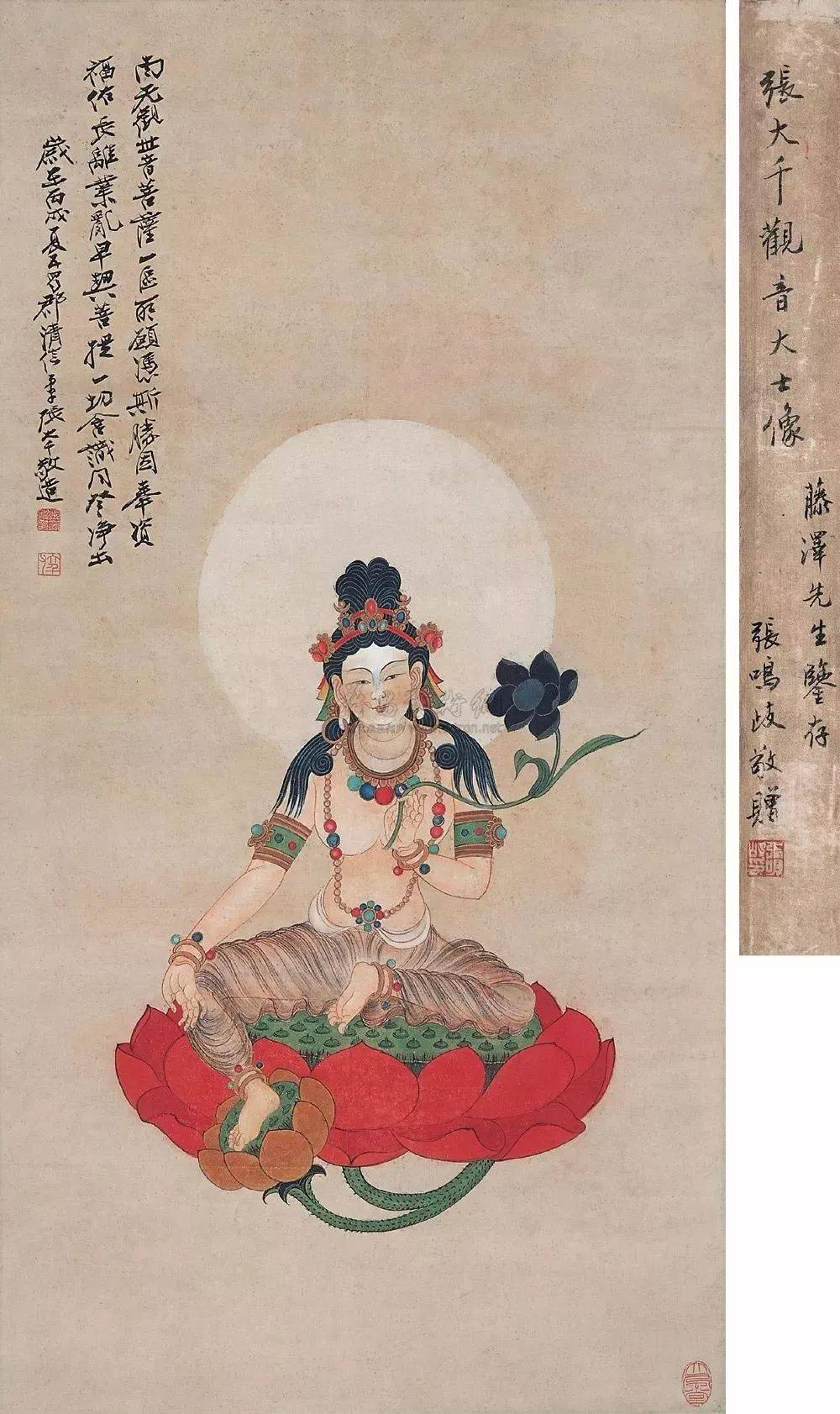 张大千：敦煌壁画对于中国画坛的影响 名人名家 第7张