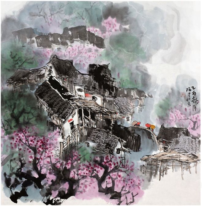 张际才:如何理解山水画中的“真”?是不是越“逼真”越好呢? 名人名家 第4张-墨韵书香 张际才:如何理解山水画中的“真”?是不是越“逼真”越好呢? 名人名家 第4张