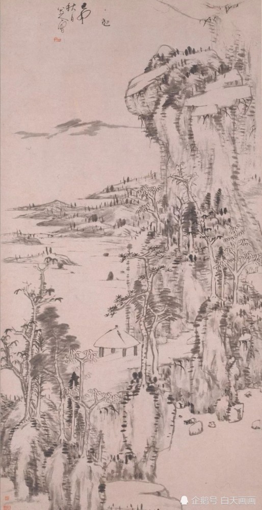 影响后世众多名家的“白眼”画家，八大山人 名人名家 第1张