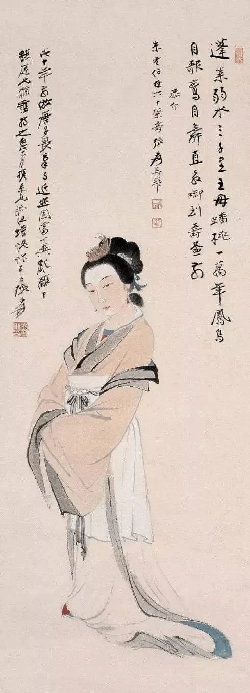 张大千 : 画人物，要学相人术 名人名家 第1张