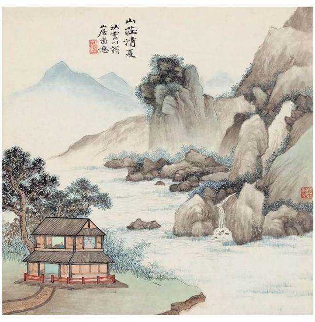 吴湖帆：山水画设色风格 名人名家 第2张