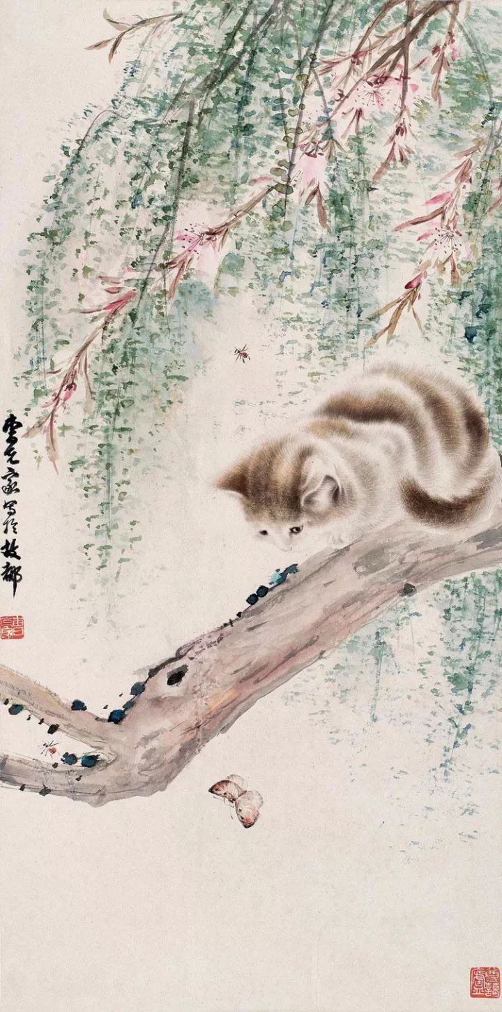 画猫一绝｜他笔下的猫们活泼精灵、人见人爱 名人名家 第77张