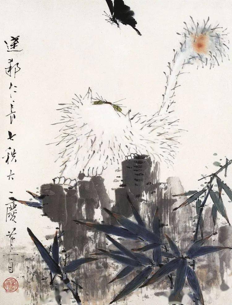 蕉雨：江寒汀大弟子，模仿虚谷出神入化 名人名家 第3张