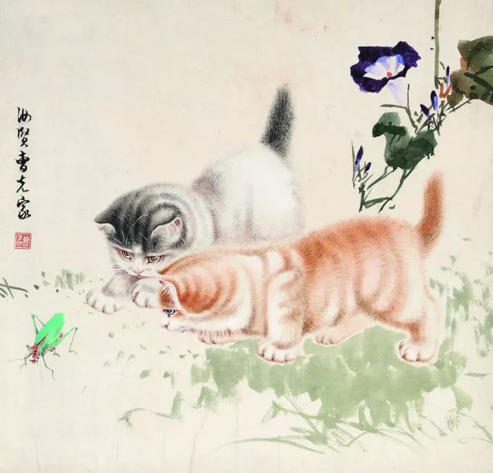 画猫一绝｜他笔下的猫们活泼精灵、人见人爱 名人名家 第66张