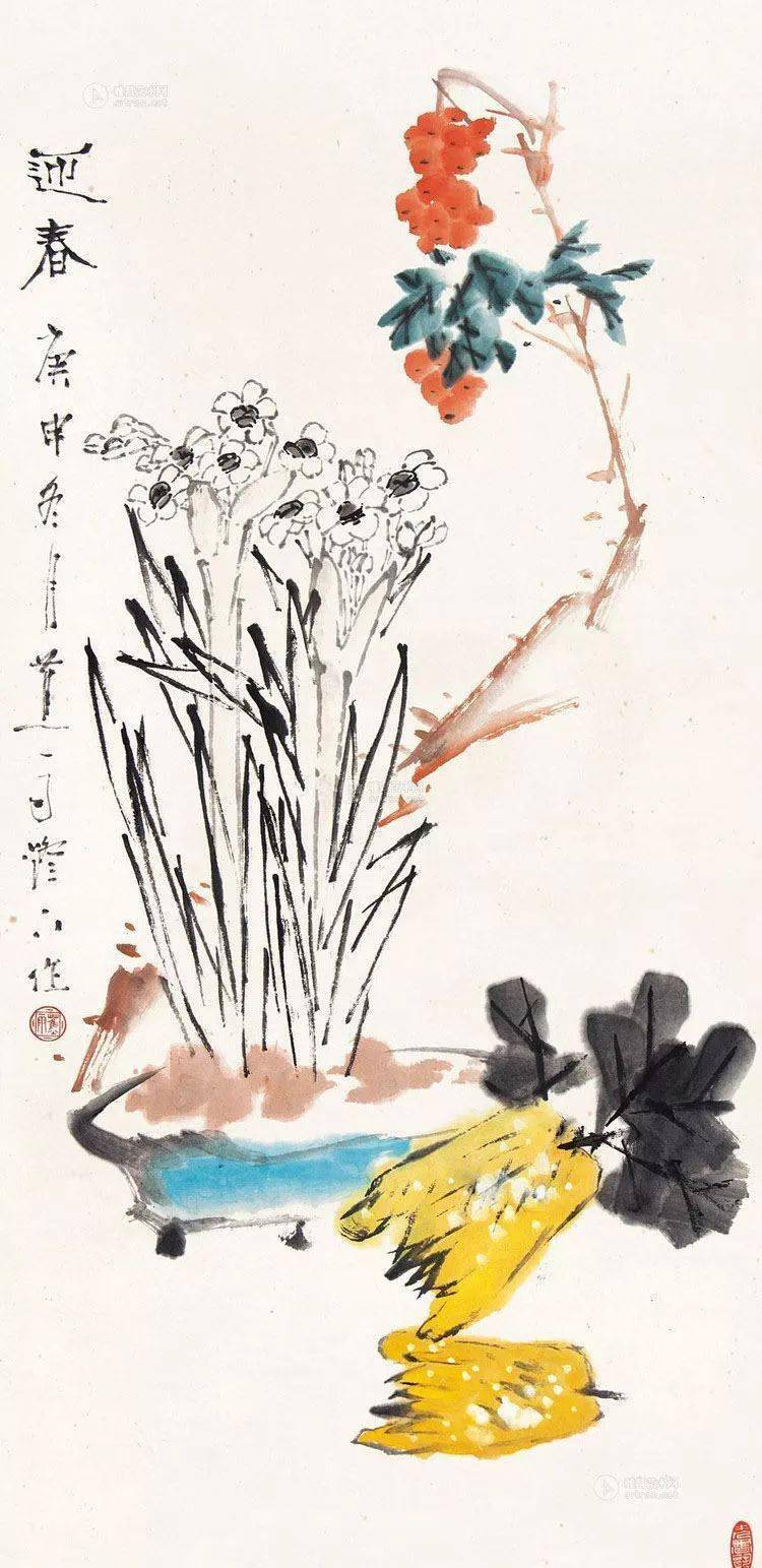 蕉雨：江寒汀大弟子，模仿虚谷出神入化 名人名家 第29张