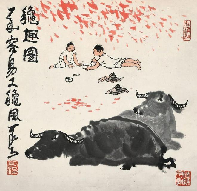 看李可染笔下秋趣图 名人名家 第13张